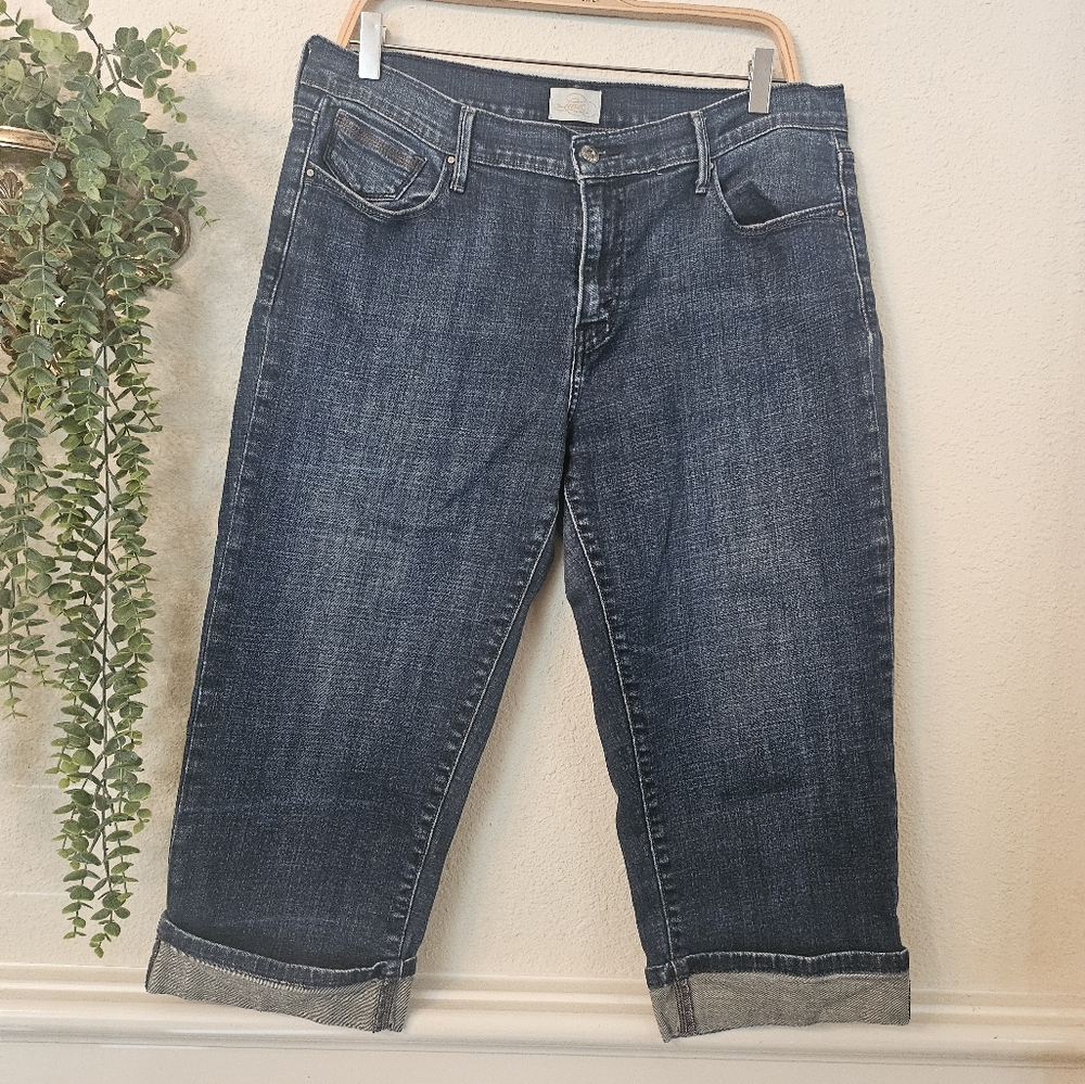 Levi's 515 Indigo Denim Capri Pants